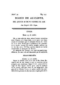 Diario de Alicante. Núm. 59, 28 de noviembre de 1816 | Biblioteca Virtual Miguel de Cervantes