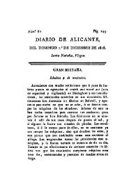 Diario de Alicante. Núm. 62, 1.º de diciembre de 1816 | Biblioteca Virtual Miguel de Cervantes