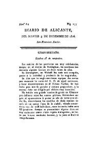 Diario de Alicante. Núm. 64, 3 de diciembre de 1816 | Biblioteca Virtual Miguel de Cervantes