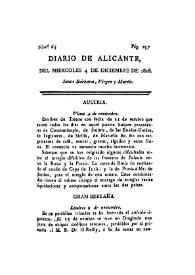 Diario de Alicante. Núm. 65, 4 de diciembre de 1816 | Biblioteca Virtual Miguel de Cervantes