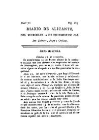 Diario de Alicante. Núm. 72, 11 de diciembre de 1816 | Biblioteca Virtual Miguel de Cervantes