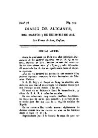 Diario de Alicante. Núm. 78, 17 de diciembre de 1816 | Biblioteca Virtual Miguel de Cervantes