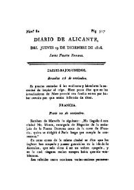 Diario de Alicante. Núm. 80, 19 de diciembre de 1816 | Biblioteca Virtual Miguel de Cervantes