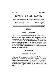 Diario de Alicante. Núm. 81, 20 de diciembre de 1816 | Biblioteca Virtual Miguel de Cervantes