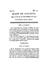 Diario de Alicante. Núm. 84, 23 de diciembre de 1816 | Biblioteca Virtual Miguel de Cervantes