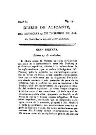 Diario de Alicante. Núm. 86, 25 de diciembre de 1816 | Biblioteca Virtual Miguel de Cervantes