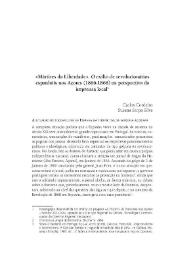 «Mártires da Liberdade»: o exílio de revolucionários espanhóis nos Açores (1866-1868) na perspectiva da imprensa local / Carlos Cordeiro, Susana Serpa Silva | Biblioteca Virtual Miguel de Cervantes