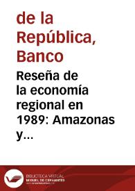 Reseña de la economía regional en 1989: Amazonas y Girardot | Biblioteca Virtual Miguel de Cervantes