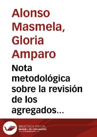 Nota metodológica sobre la revisión de los agregados monetarios | Biblioteca Virtual Miguel de Cervantes