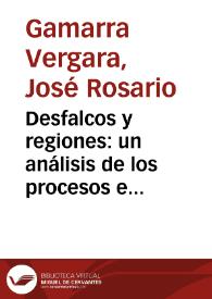 Desfalcos y regiones: un análisis de los procesos e responsabilidad en Colombia | Biblioteca Virtual Miguel de Cervantes