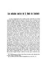 Los artículos sueltos de D. Amós de Escalante / Helen S. Nicholson | Biblioteca Virtual Miguel de Cervantes