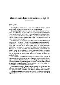 Indicaciones sobre algunos poetas montañeses del siglo XVI  / José María de Cossío | Biblioteca Virtual Miguel de Cervantes