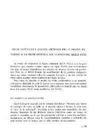 Ideas estéticas y juicios críticos del P. Feijoo en torno a la problemática del teatro del siglo XVIII / Ángel Raimundo Fernández y González | Biblioteca Virtual Miguel de Cervantes