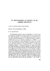 El regionalismo de Pereda en el género epistolar / Concha Fernández-Cordero y Azorín | Biblioteca Virtual Miguel de Cervantes