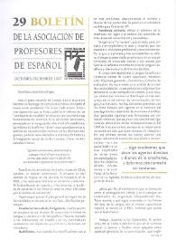 Boletín de la Asociación de Profesores de Español (FASPE). Núm. 29, 1997 | Biblioteca Virtual Miguel de Cervantes