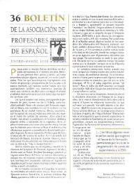 Boletín de la Asociación de Profesores de Español (FASPE). Núm. 36, 2000 | Biblioteca Virtual Miguel de Cervantes