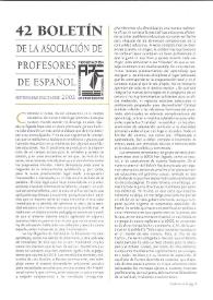 Boletín de la Asociación de Profesores de Español (FASPE). Núm. 42, 2002 | Biblioteca Virtual Miguel de Cervantes