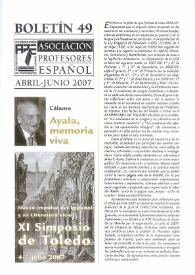 Boletín de la Asociación de Profesores de Español (FASPE). Núm. 49, 2007 | Biblioteca Virtual Miguel de Cervantes