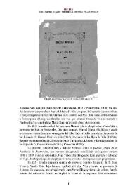 Antonia Vila Soneira [editora] (Santiago de Compostela, 1815 - Pontevedra, 1870) [Semblanza] / Xurxo Martínez González | Biblioteca Virtual Miguel de Cervantes