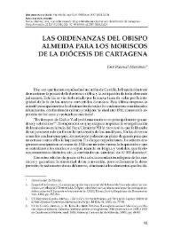 Las ordenanzas del obispo Almeida para los moriscos de la Diócesis de Cartagena / José Pascual Martínez | Biblioteca Virtual Miguel de Cervantes