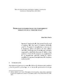 Problemas fundamentales del cumplimiento normativo en el derecho penal / Adán Nieto Martín | Biblioteca Virtual Miguel de Cervantes