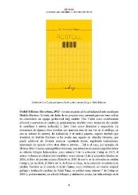 Godall Edicions [editorial] (Barcelona, 2013-  ) [Semblanza] / Jordi Mas López | Biblioteca Virtual Miguel de Cervantes