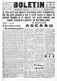 CNT : Boletín Interior del Movimiento Libertario Español en Francia. Segunda época, núm. 17, 26 de julio de 1945 | Biblioteca Virtual Miguel de Cervantes