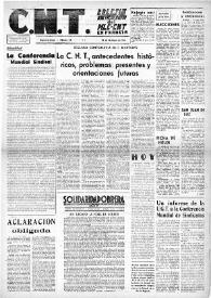 CNT : Boletín Interior del Movimiento Libertario Español en Francia. Segunda época, núm. 28, 10 de octubre de 1945 | Biblioteca Virtual Miguel de Cervantes