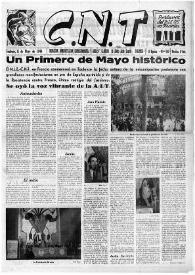 CNT : Boletín Interior del Movimiento Libertario Español en Francia. Segunda época, núm. 58, 11 de mayo de 1946 | Biblioteca Virtual Miguel de Cervantes