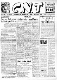 CNT : Boletín Interior del Movimiento Libertario Español en Francia. Segunda época, núm. 63, 15 de junio de 1946 | Biblioteca Virtual Miguel de Cervantes