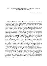 Un primer acercamiento a "Pasionaria" de Miguel Hernández / Rafael Alarcón Sierra | Biblioteca Virtual Miguel de Cervantes