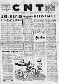 CNT : Órgano Oficial del Comité Nacional del Movimiento Libertario en Francia [Primera época]. Año II, núm. 22, 10 de febrero de 1945 | Biblioteca Virtual Miguel de Cervantes