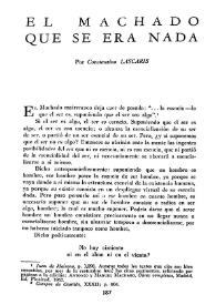 El Machado que se era nada / Constantino Lascaris | Biblioteca Virtual Miguel de Cervantes