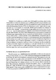 De nuevo sobre "El silbo de afirmación en la aldea" / Luis Mariano Abad Merino   | Biblioteca Virtual Miguel de Cervantes