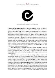 Criatura Editora [editorial] (Montevideo, 2011-  ) [Semblanza] / Leonardo Guedes Marrero | Biblioteca Virtual Miguel de Cervantes