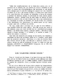 Los valientes andan solos  / Eduardo Calvo | Biblioteca Virtual Miguel de Cervantes