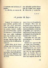 4 poetas de hoy  / L. de L. | Biblioteca Virtual Miguel de Cervantes