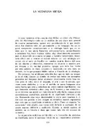 La metáfora mítica  / Hugo Emilio Pedemonte  | Biblioteca Virtual Miguel de Cervantes