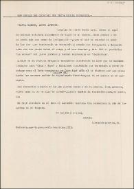 Transcripción de carta de Miguel Hernández a Carmen Conde y Antonio Oliver Belmás. [Orihuela, 1935?] | Biblioteca Virtual Miguel de Cervantes