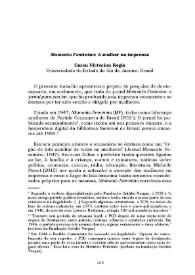 "Momento Feminino": A mulher na imprensa  / Caren Victorino Regis    | Biblioteca Virtual Miguel de Cervantes