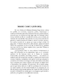 Mario Camus (1935-2021) [necrológica] / José Luis Sánchez Noriega  | Biblioteca Virtual Miguel de Cervantes