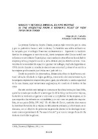 Mirada y retórica imperial en "Five Months in the Argentine from a Woman's Point of View 1918-1919" (1920) / Alejandra K. Carballo | Biblioteca Virtual Miguel de Cervantes