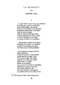 La deshora  / por Antonio Gala | Biblioteca Virtual Miguel de Cervantes