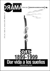 Las puertas del drama : Revista de la Asociación de Autores de Teatro. Núm.  -1, 1999 | Biblioteca Virtual Miguel de Cervantes