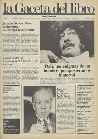 La Gaceta del Libro : periódico quincenal. Núm. 9, octubre 1984 | Biblioteca Virtual Miguel de Cervantes