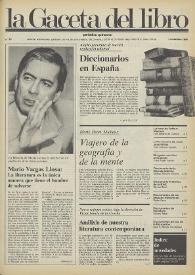 La Gaceta del Libro : periódico quincenal. Núm. 10, noviembre 1984 | Biblioteca Virtual Miguel de Cervantes