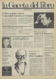 La Gaceta del Libro : periódico quincenal. Núm. 19, marzo 1985 | Biblioteca Virtual Miguel de Cervantes