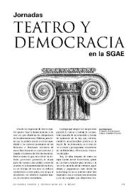 Jornadas Teatro y Democracia en la SGAE  / José Monleón     | Biblioteca Virtual Miguel de Cervantes