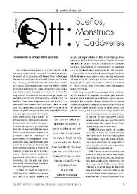 Gustavo Ott: Sueños, Monstruos y Cadáveres  / una entrevista de Santiago Martín Bermúdez | Biblioteca Virtual Miguel de Cervantes