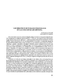 Los debates electorales televisados en las columnas "de opinión" / A. Cabanilles Sanchís | Biblioteca Virtual Miguel de Cervantes